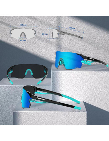 Gafas de Sol TOREGE Z87 para Ciclismo y Deportes - UV