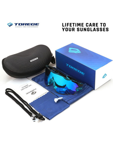 Gafas de Sol TOREGE Z87 para Ciclismo y Deportes - UV