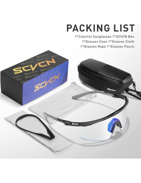 Gafas de Ciclismo SCVCN S120 Fotoquímicas UV400 TR90