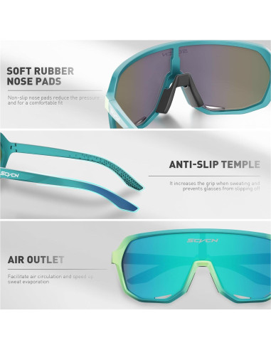 Gafas de Ciclismo SCVCN DZ-S63 Polarizadas UV400