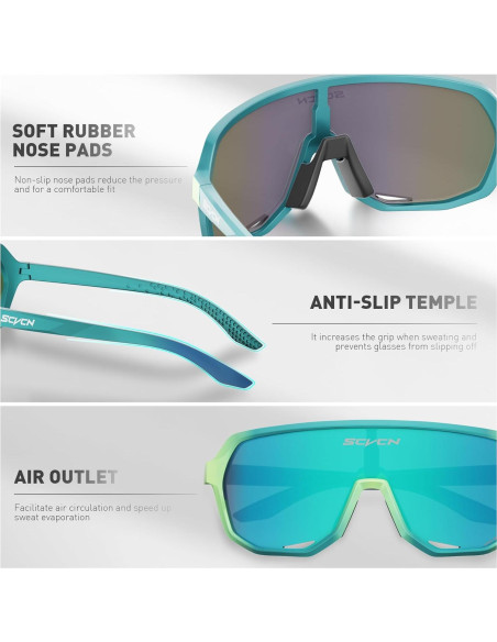 Gafas de Ciclismo SCVCN DZ-S63 Polarizadas UV400