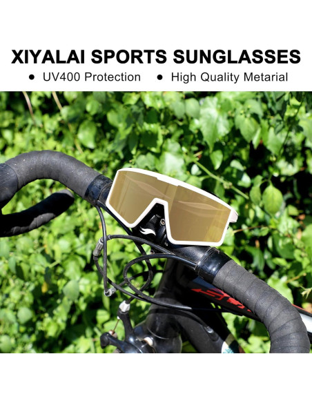 Gafas de Ciclismo Xiyalai UV400 para Hombres y Mujeres