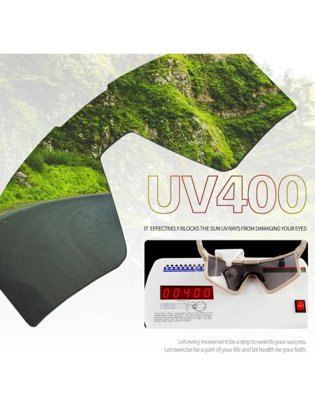 Gafas de Ciclismo Xiyalai UV400 para Hombres y Mujeres