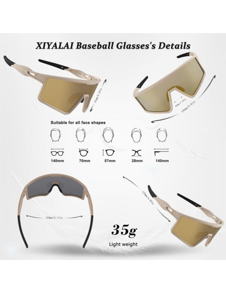 Gafas de Ciclismo Xiyalai UV400 para Hombres y Mujeres