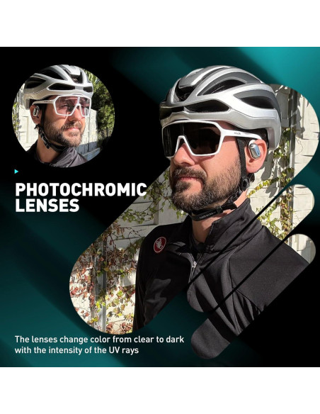Gafas de Ciclismo SCVCN Fotoquímicas UV400 Ajustables