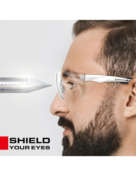 Gafas de Seguridad Impactables Anti-Niebla UV 14x4cm
