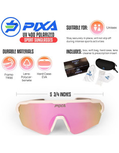 Gafas de sol deportivas PIXA UV400 polarizadas con estuche 2