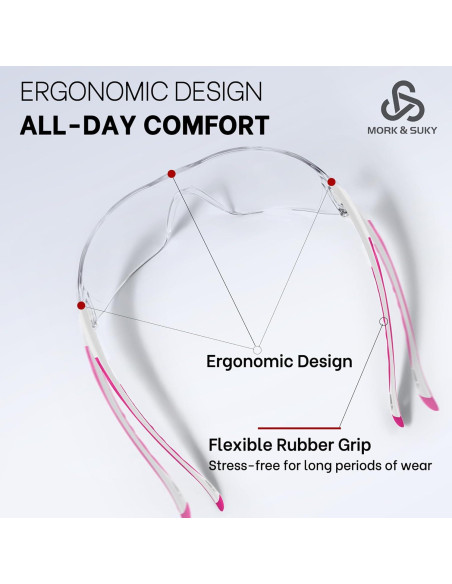 Gafas de Seguridad MORK&SUKY MK-SG03 UV400 Anti-Niebla