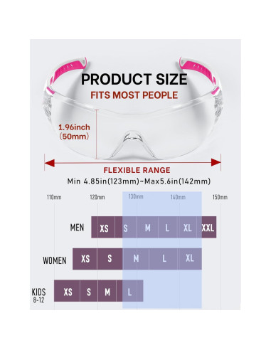 Gafas de Seguridad MORK&SUKY MK-SG03 UV400 Anti-Niebla