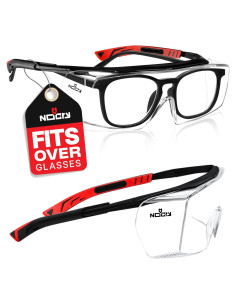 Gafas de seguridad NoCry OTG con protección UV y ajuste cómodo