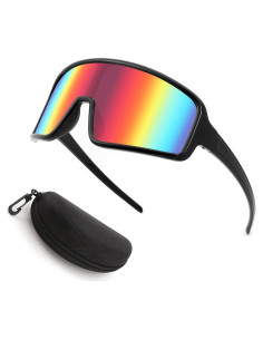 Gafas de sol Karsaer Unisex deportivas con lentes espejo