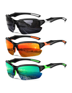 Gafas de sol deportivas DioKiw 3pack protección UV