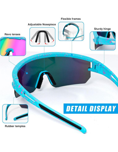 Gafas de ciclismo polarizadas VEWOE modelo Ve-JH156