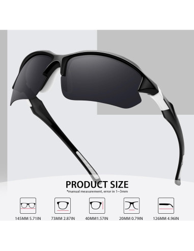 Gafas de sol deportivas DioKiw 3pack protección UV