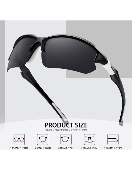 Gafas de sol deportivas DioKiw 3pack protección UV