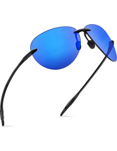 Gafas de sol JULI MJ8009 unisex sin montura azul