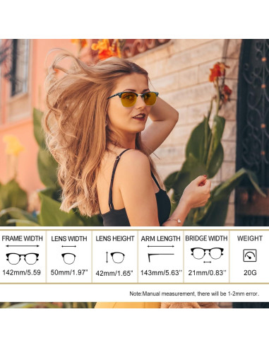 Gafas de sol Joopin H9041 polarizadas UV400 unisex