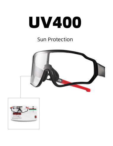 Gafas de sol fotocromáticas ROCKBROS UV400 para ciclismo