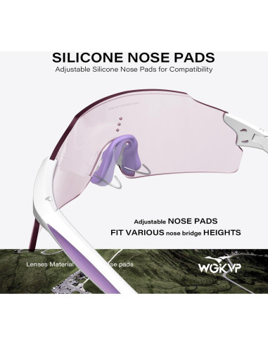 Gafas de Correr WGKVP Yd-010 Fotoquímicas UV400 Antivaho
