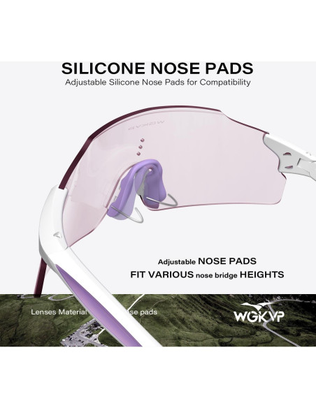 Gafas de Correr WGKVP Yd-010 Fotoquímicas UV400 Antivaho