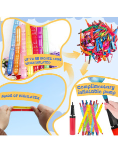 Globos Cohete Nautydaddy Paquete 100 Silbando 101.6 cm 2