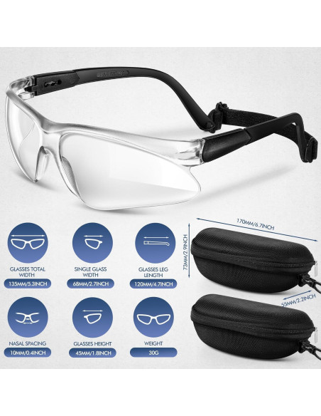 Gafas Deportivas Fiada 3 Piezas Antivaho Multi-Deporte