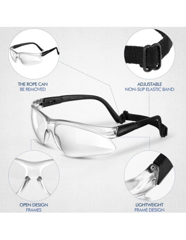 Gafas Deportivas Fiada 3 Piezas Antivaho Multi-Deporte