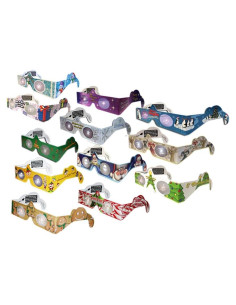 12 Pares Gafas 3D Navidad Holiday Eyes - Imágenes Mágicas