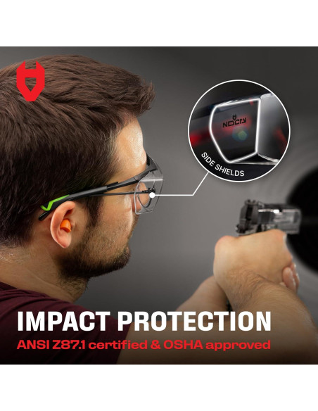 Gafas de Seguridad NoCry OverSpecs+ Anti-vapor UV Ajustables Gafas de Seguridad NoCry OverSpecs+ Anti-vapor UV Ajustables