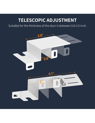 Cerradura Superior de Seguridad Dahuiby para Puertas 2PCS