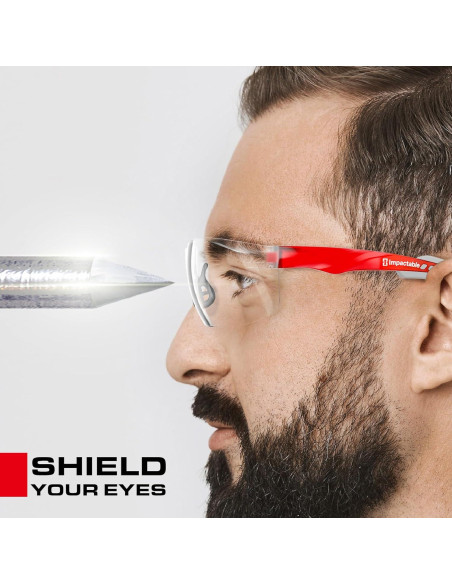 Gafas de Seguridad Impactables Impactable UV Anti-Niebla
