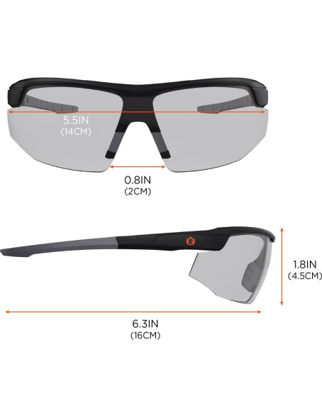 Gafas de seguridad Ergodyne Skullerz SKOLL antiempañantes Gafas de seguridad Ergodyne Skullerz SKOLL antiempañantes