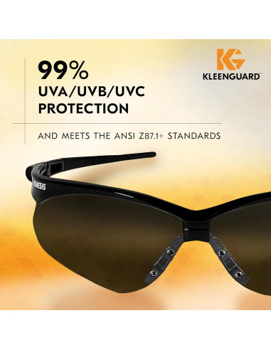 Gafas de Seguridad KleenGuard V30 Nemesis 12 Pares Espejadas