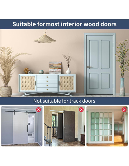 Cerradura Superior de Seguridad Dahuiby para Puertas 2PCS