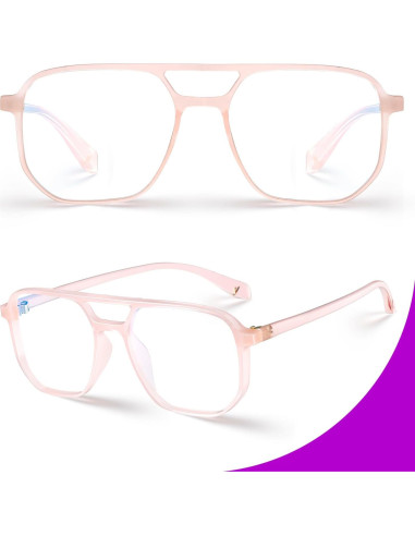 Gafas VISOONE Marion Bloqueo Luz Azul Unisex Rosa