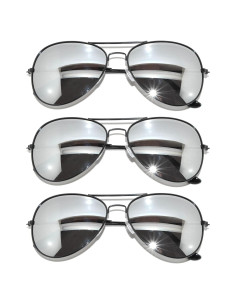 Gafas de sol aviador OWL Espejo negro 50mm Unisex