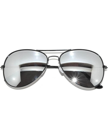 Gafas de sol aviador OWL Espejo negro 50mm Unisex