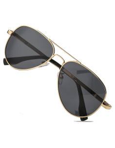 Gafas de sol aviador polarizadas HJSTES 58mm UV 100%