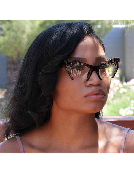 Gafas Ojo de Gato Retro Vintage Marca Tortuga Negra