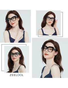 Montura Gafas Ojo de Gato Zeelool Charmaine Lente Transparente 2