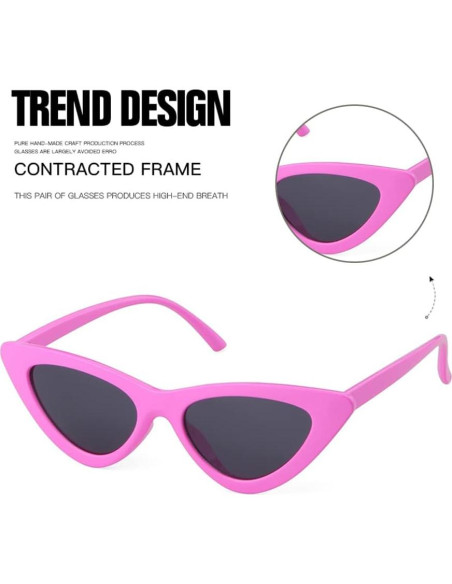 Gafas de Sol GIFIORE Cateye Retro para Mujeres Estilo Único