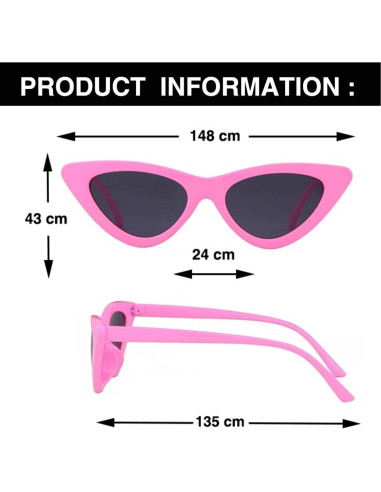 Gafas de Sol GIFIORE Cateye Retro para Mujeres Estilo Único