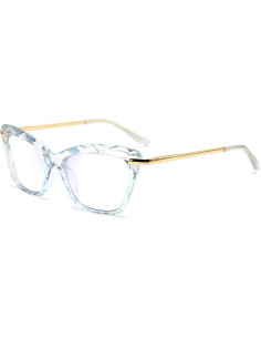 Gafas de Ojo de Gato FEISEDY con Bloqueo Luz Azul 55mm 2