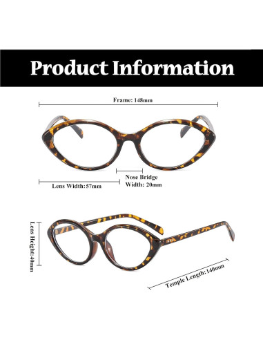 Gafas LJCZKA Ojo de Gato Bloqueadoras Luz Azul Mujeres