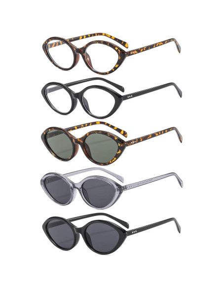 Gafas LJCZKA Ojo de Gato Bloqueadoras Luz Azul Mujeres