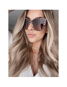 Gafas de Sol Oversized DIFF Becky II Tortuga UV400 2