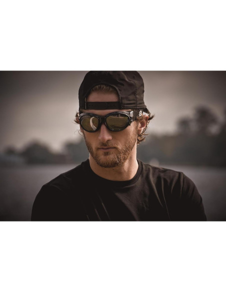 Gafas Birdz Eagle con Lentes Claros y Oscuros para Motocicleta