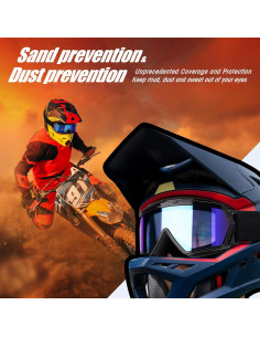 Gafas de Moto MAMBAOUT Offroad con Lente Multicolor 2