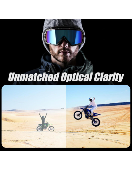 Gafas de Moto MAMBAOUT Offroad con Lente Multicolor