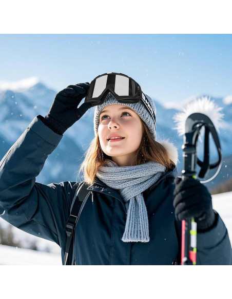 Gafas de Motocross 2 en 1 - ATV y Esquí - A prueba de Viento